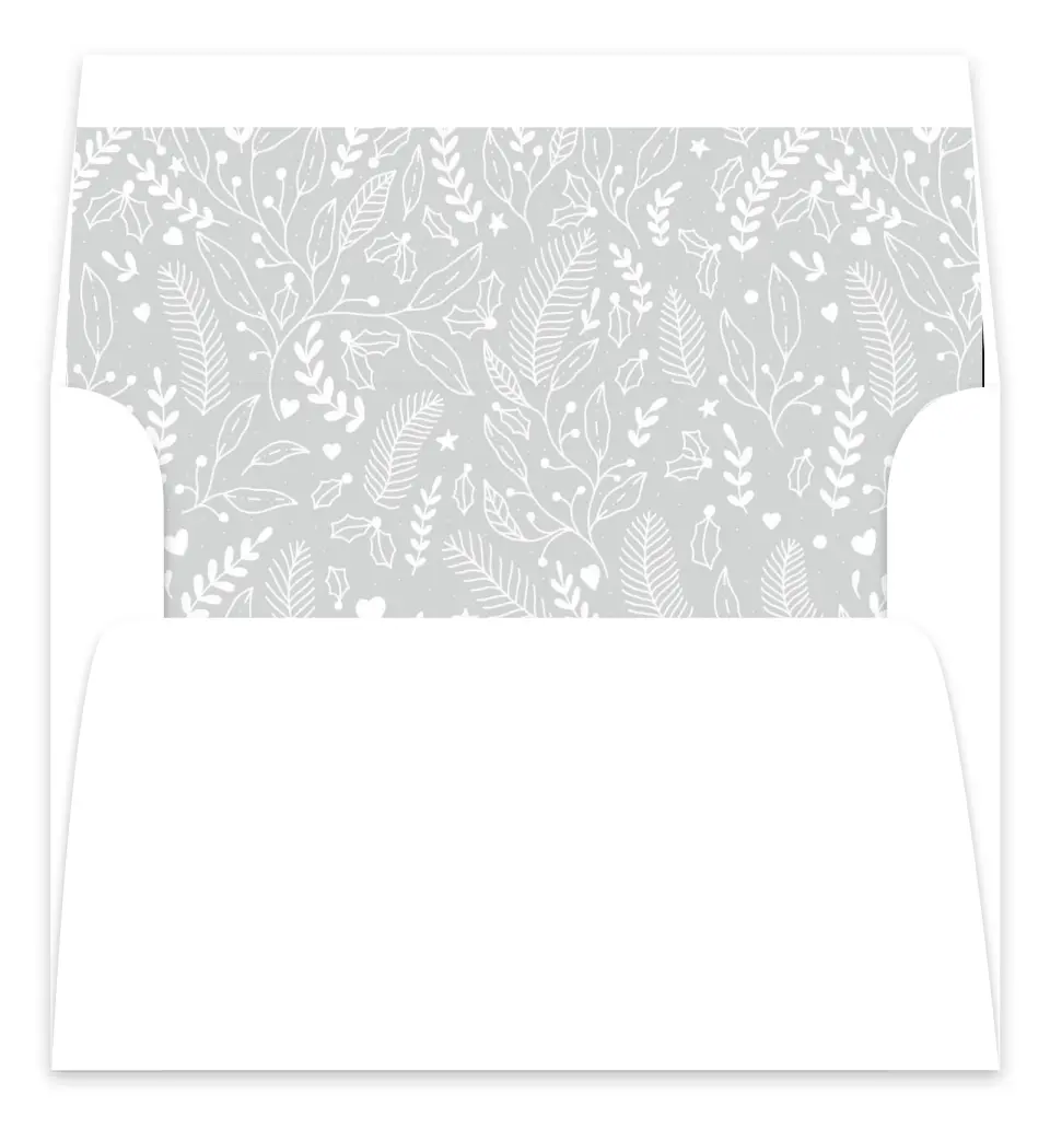This is a Envelope Liners for 5 x 7 Card Envelope Liner called Floral Pattern printed in full color