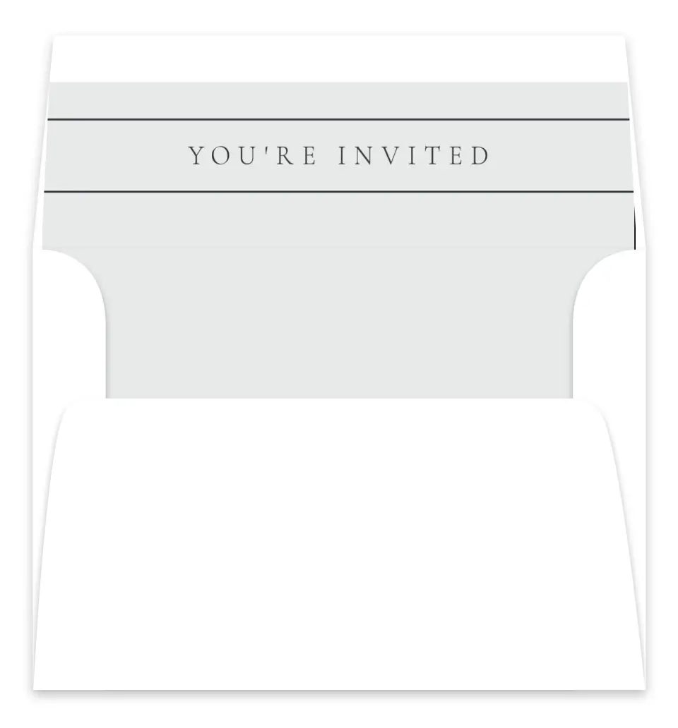 This is a  7.125" x 7" Envelope Liners (ELC) called Subtle Wreath printed in full color