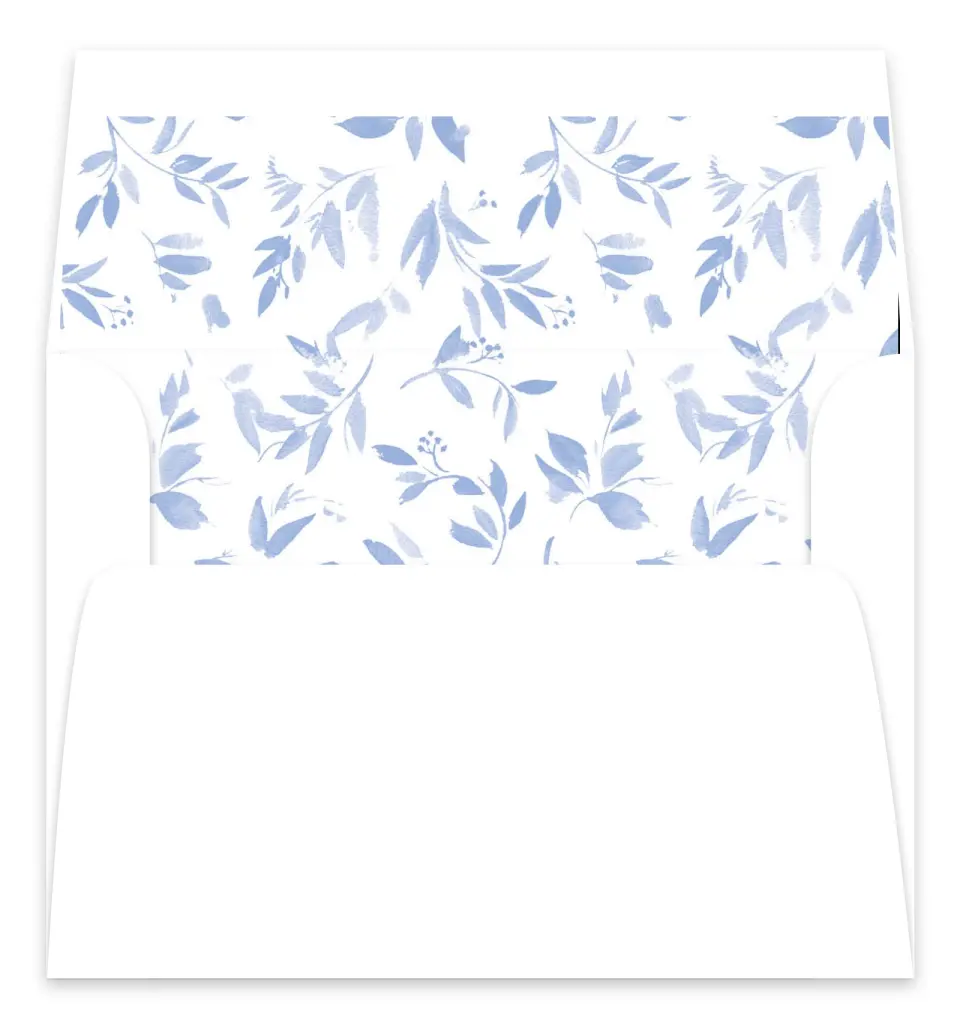 This is a Envelope Liners for 5 x 7 Card Bachelorette Party Accessorie called Spring Surround printed in full color