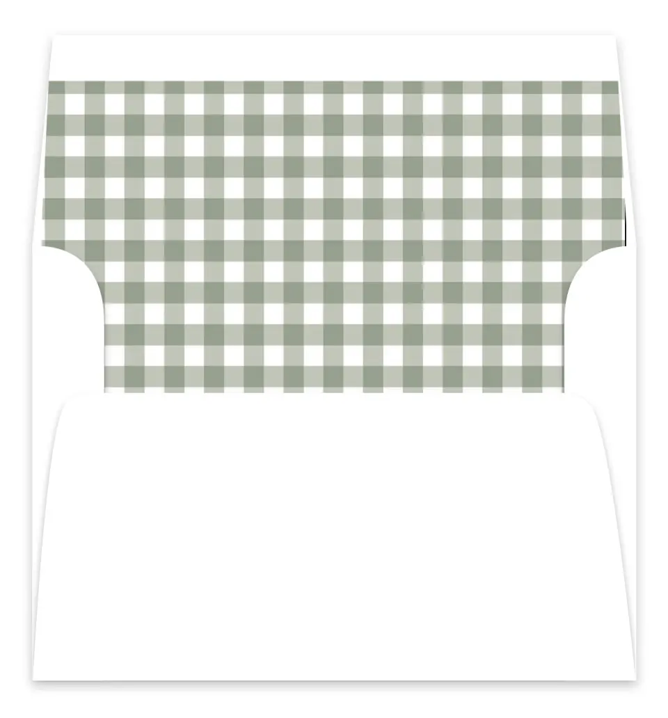 This is a Envelope Liners for 5 x 7 Card Bachelorette Party Accessorie called Oh Baby printed in full color