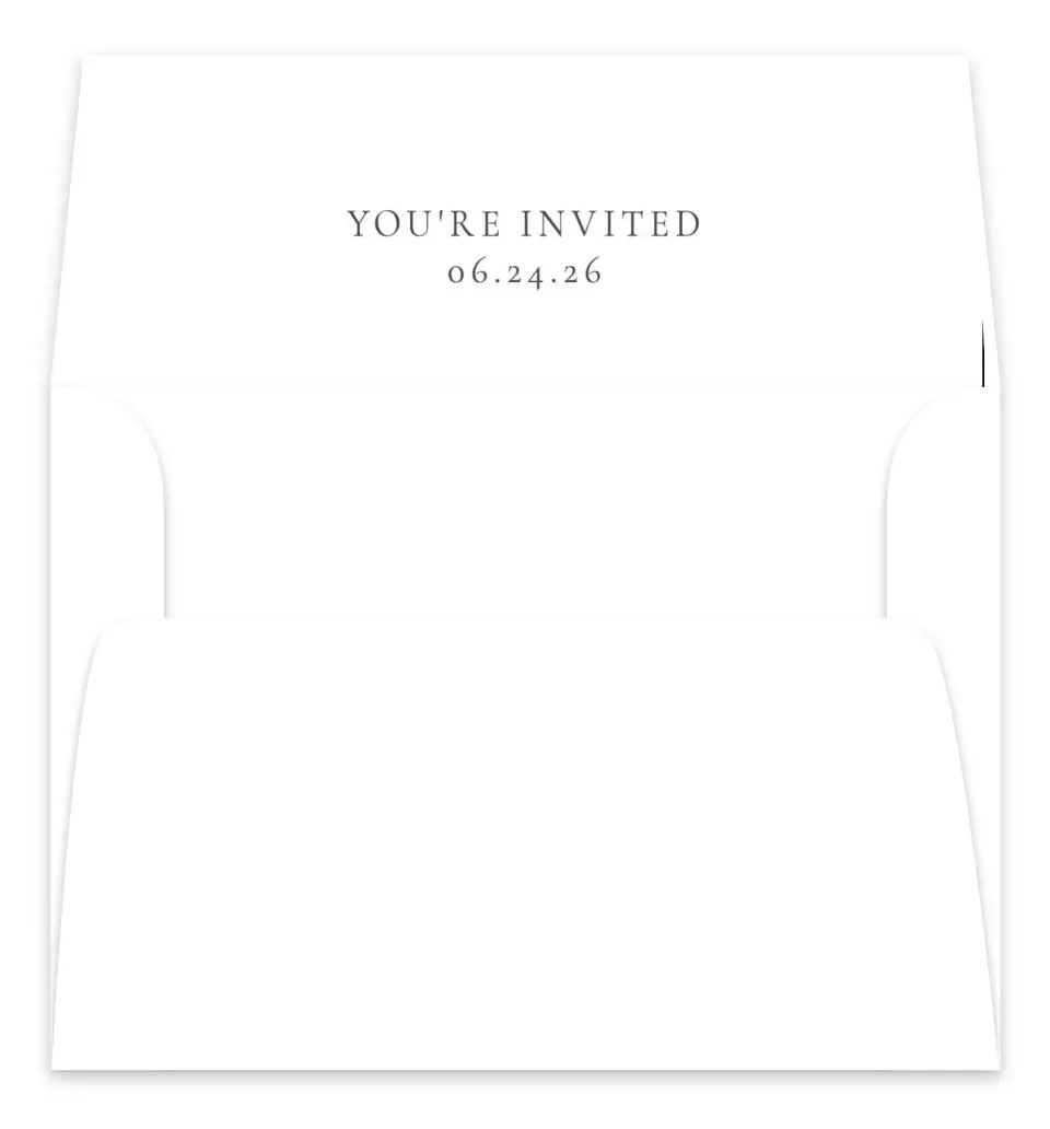 This is a  7.125" x 7" Envelope Liners (ELC) called Distinct Lines printed in full color