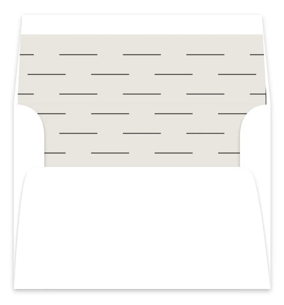 This is a  7.125" x 7" Envelope Liners (ELC) called Simple Gathering printed in full color