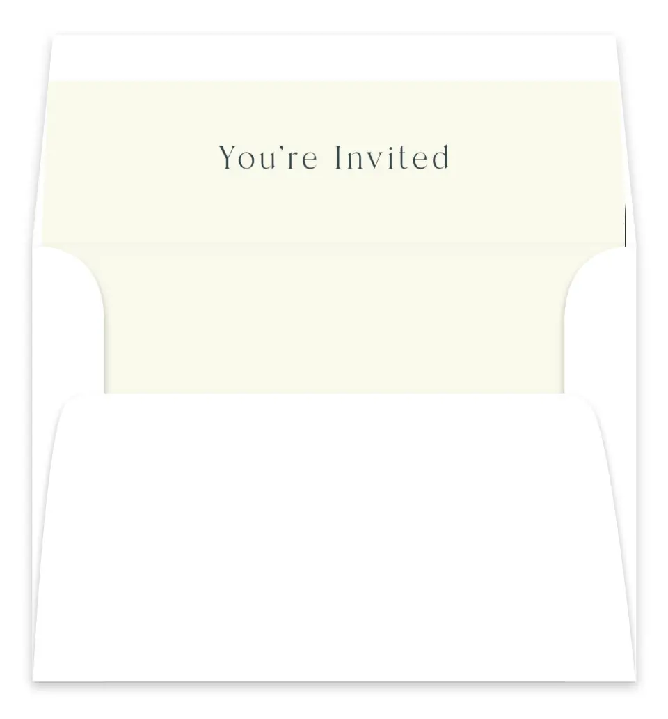 This is a  7.125" x 7" Envelope Liners (ELC) called The Aubrielle printed in full color