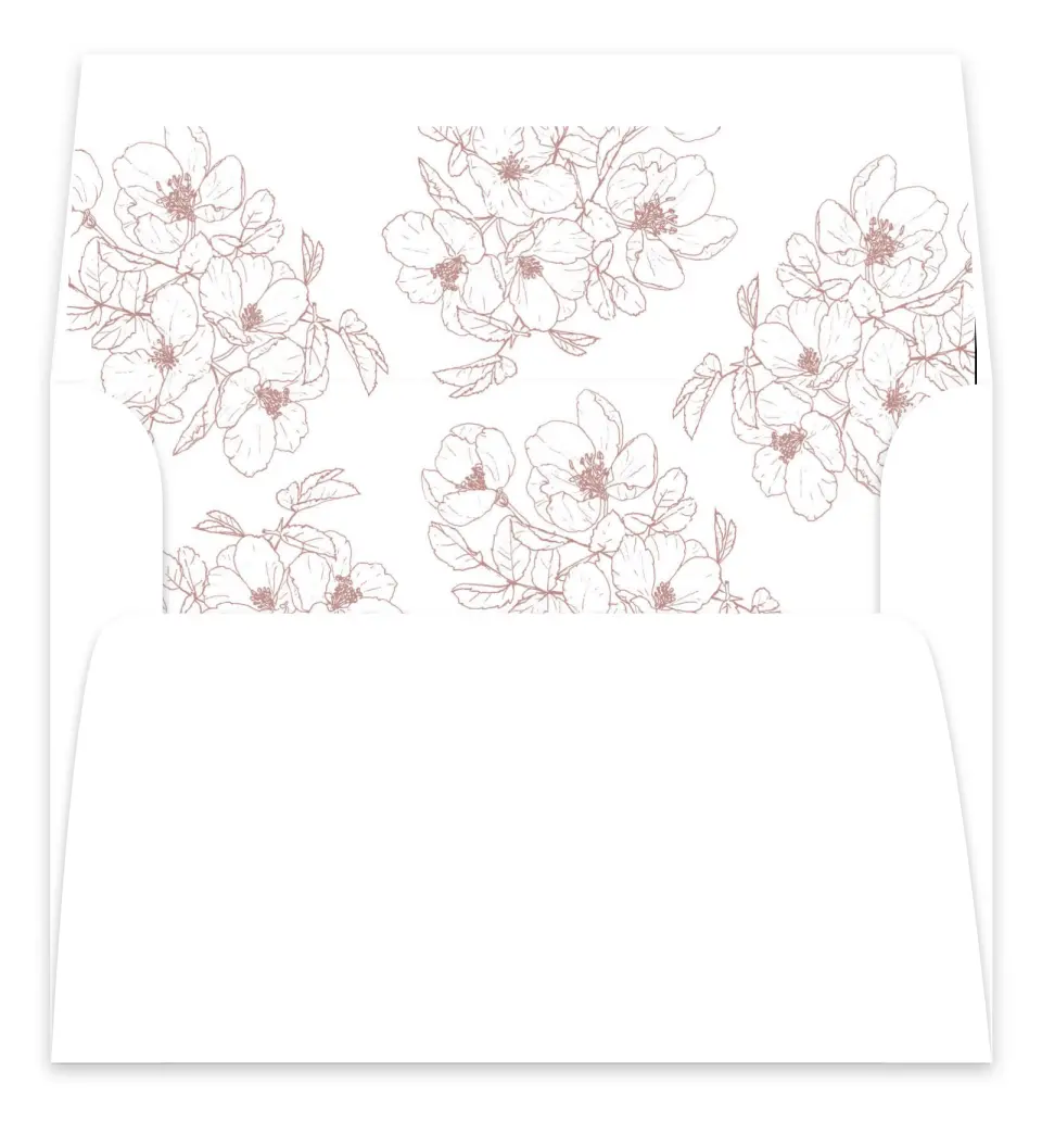 This is a  7.125" x 7" Envelope Liners (ELC) called The Kinsley printed in full color