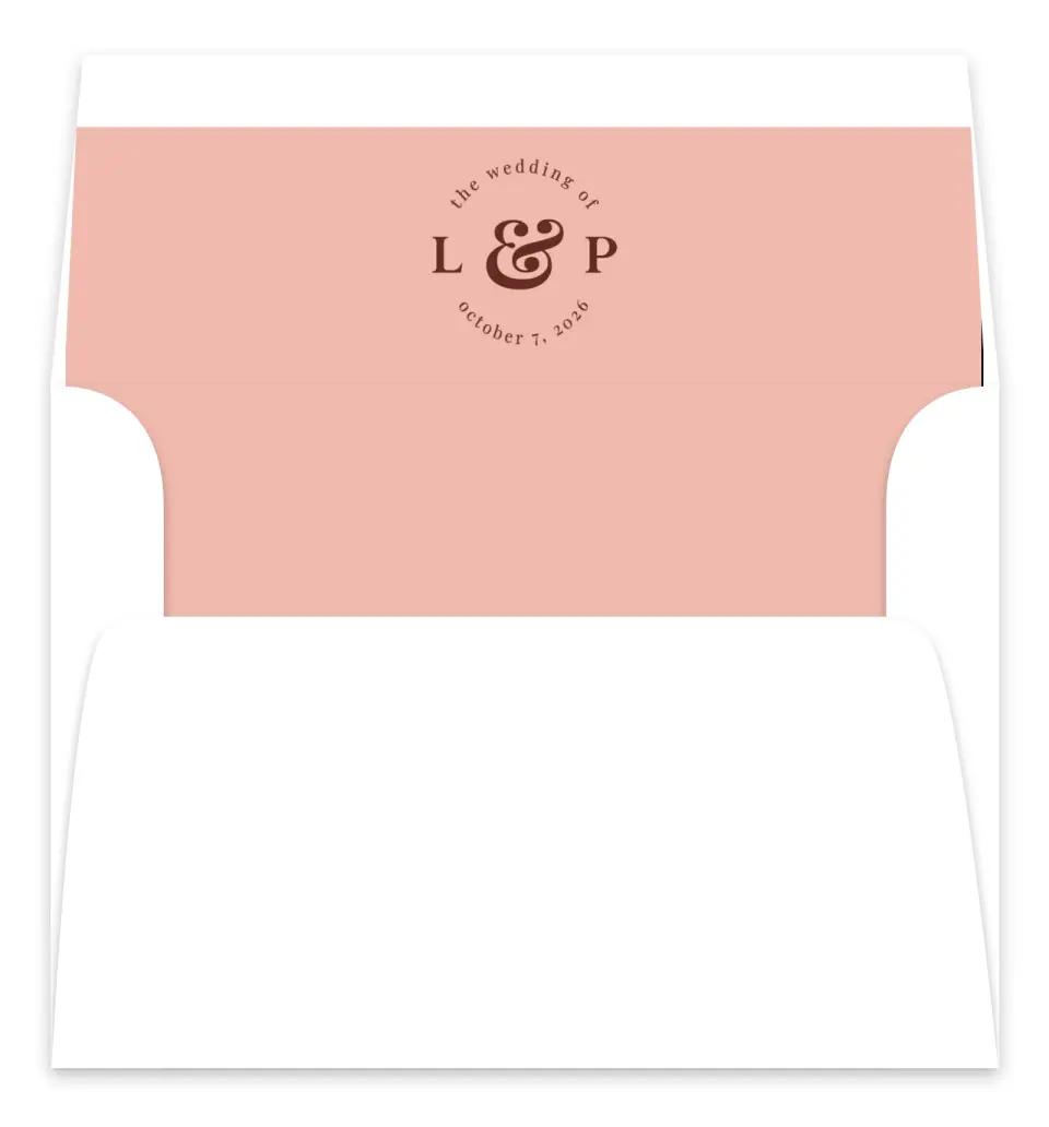 This is a  7.125" x 7" Envelope Liners (ELC) called The Laura printed in full color