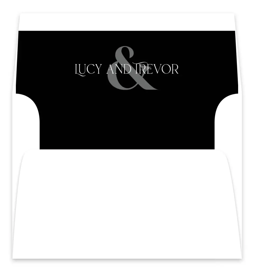 This is a  7.125" x 7" Envelope Liners (ELC) called The Lucy printed in full color