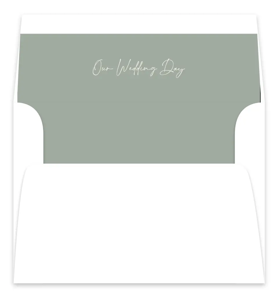 This is a  7.125" x 7" Envelope Liners (ELC) called Elegant Lines printed in full color