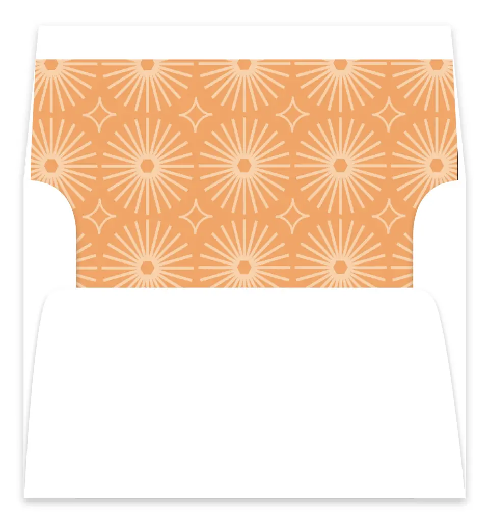 This is a  7.125" x 7" Envelope Liners (ELC) called The Leah printed in full color