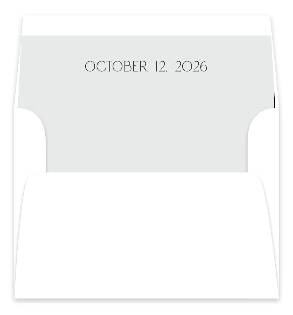 This is a  7.125" x 7" Envelope Liners (ELC) called The Caroline printed in full color