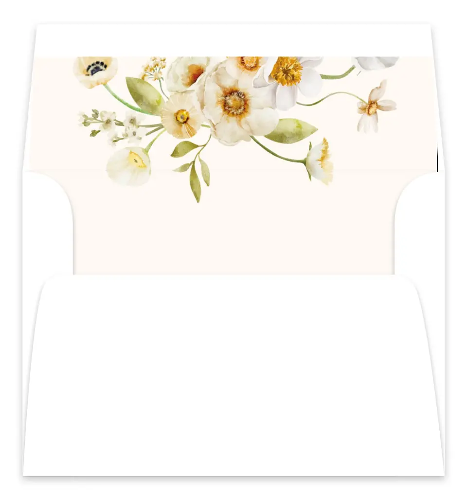 This is a  7.125" x 7" Envelope Liners (ELC) called Charming Cosmos printed in full color