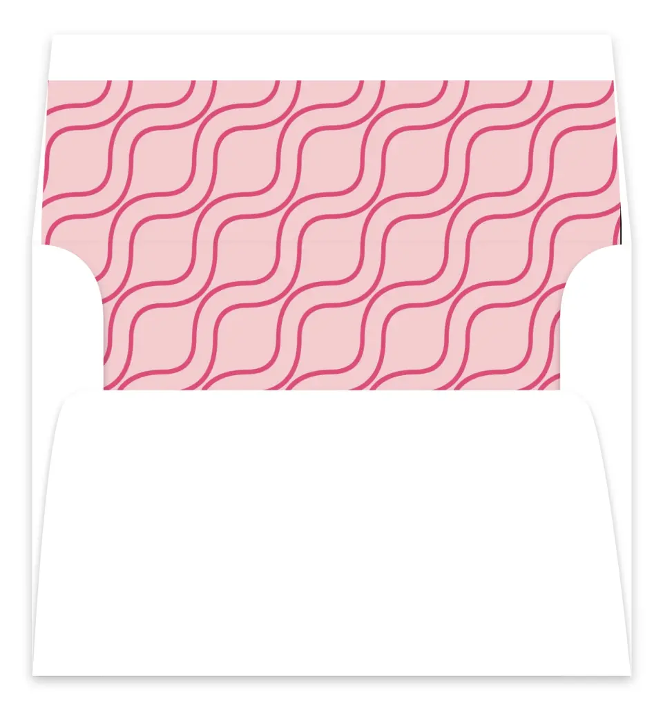 This is a  7.125" x 7" Envelope Liners (ELC) called The Andrea printed in full color