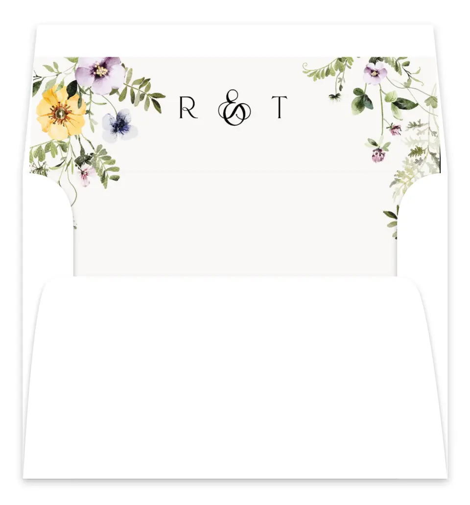 This is a  7.125" x 7" Envelope Liners (ELC) called The Ruby printed in full color