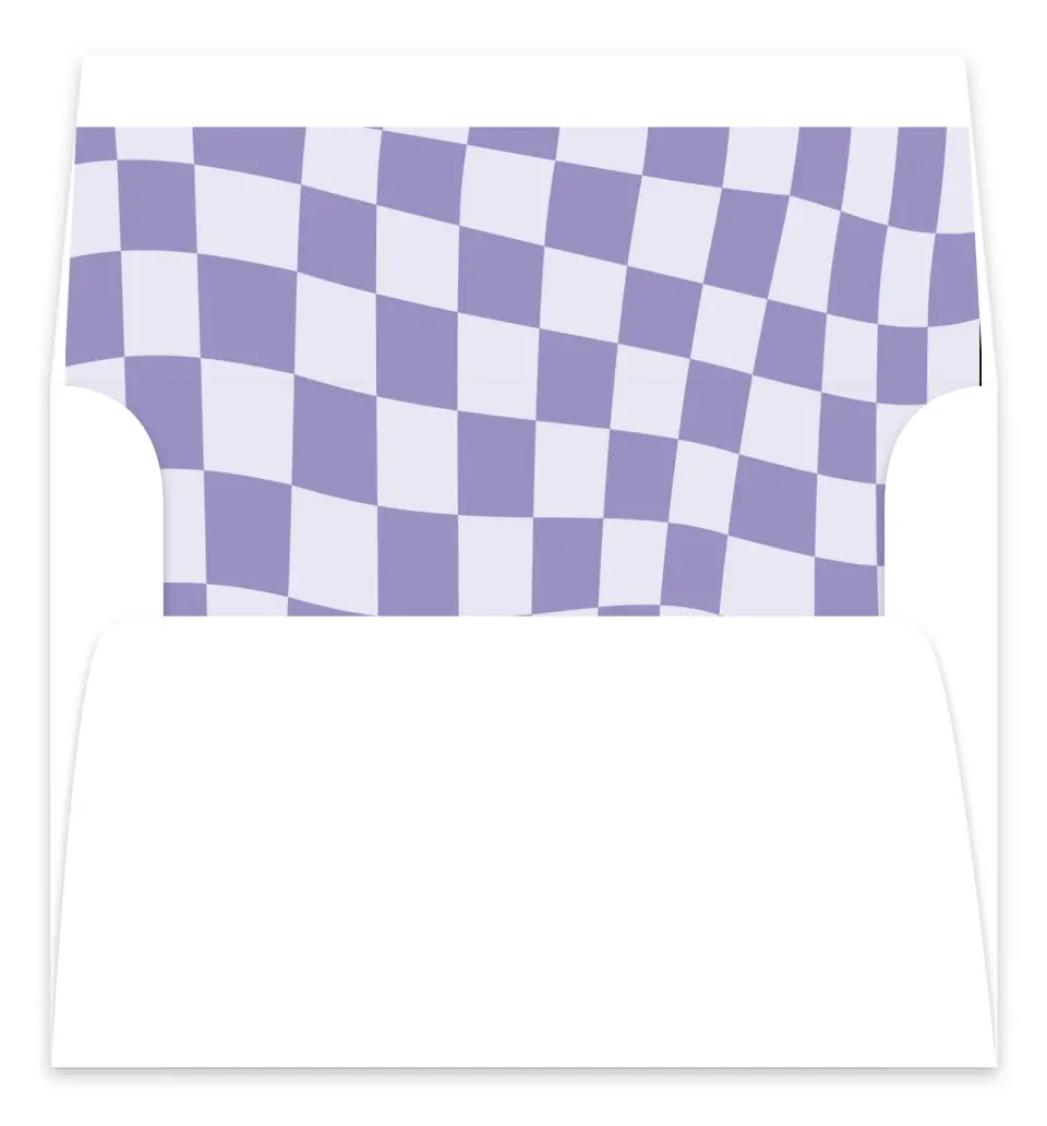 This is a  7.125" x 7" Envelope Liners (ELC) called The Karly printed in full color