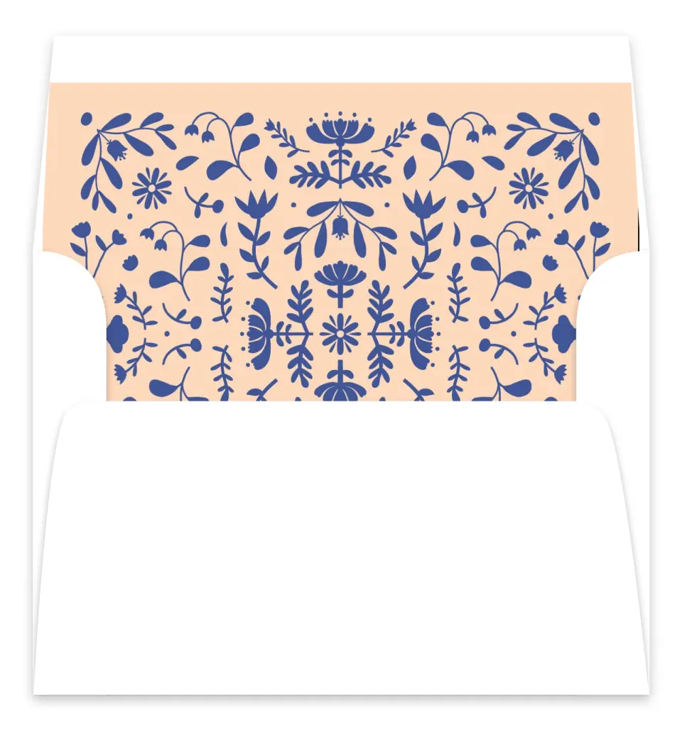 This is a  7.125" x 7" Envelope Liners (ELC) called The Kassidy printed in full color