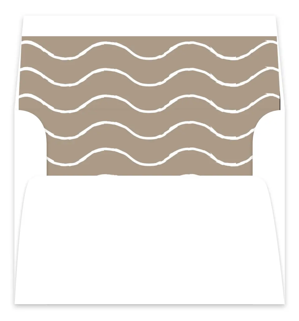 This is a  7.125" x 7" Envelope Liners (ELC) called Romantic Sketch printed in full color