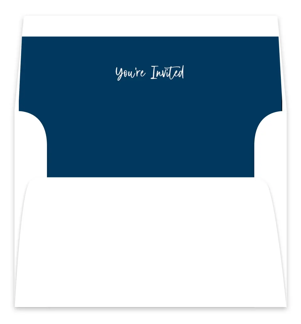 This is a  7.125" x 7" Envelope Liners (ELC) called Abundant Blue printed in full color