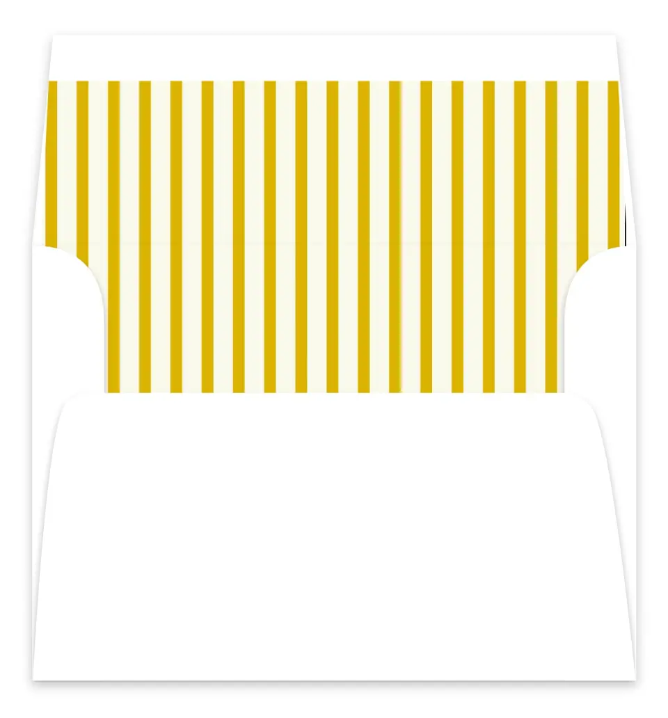 This is a Envelope Liners for 5 x 7 Card Bachelorette Party Accessorie called Fresh for You printed in full color