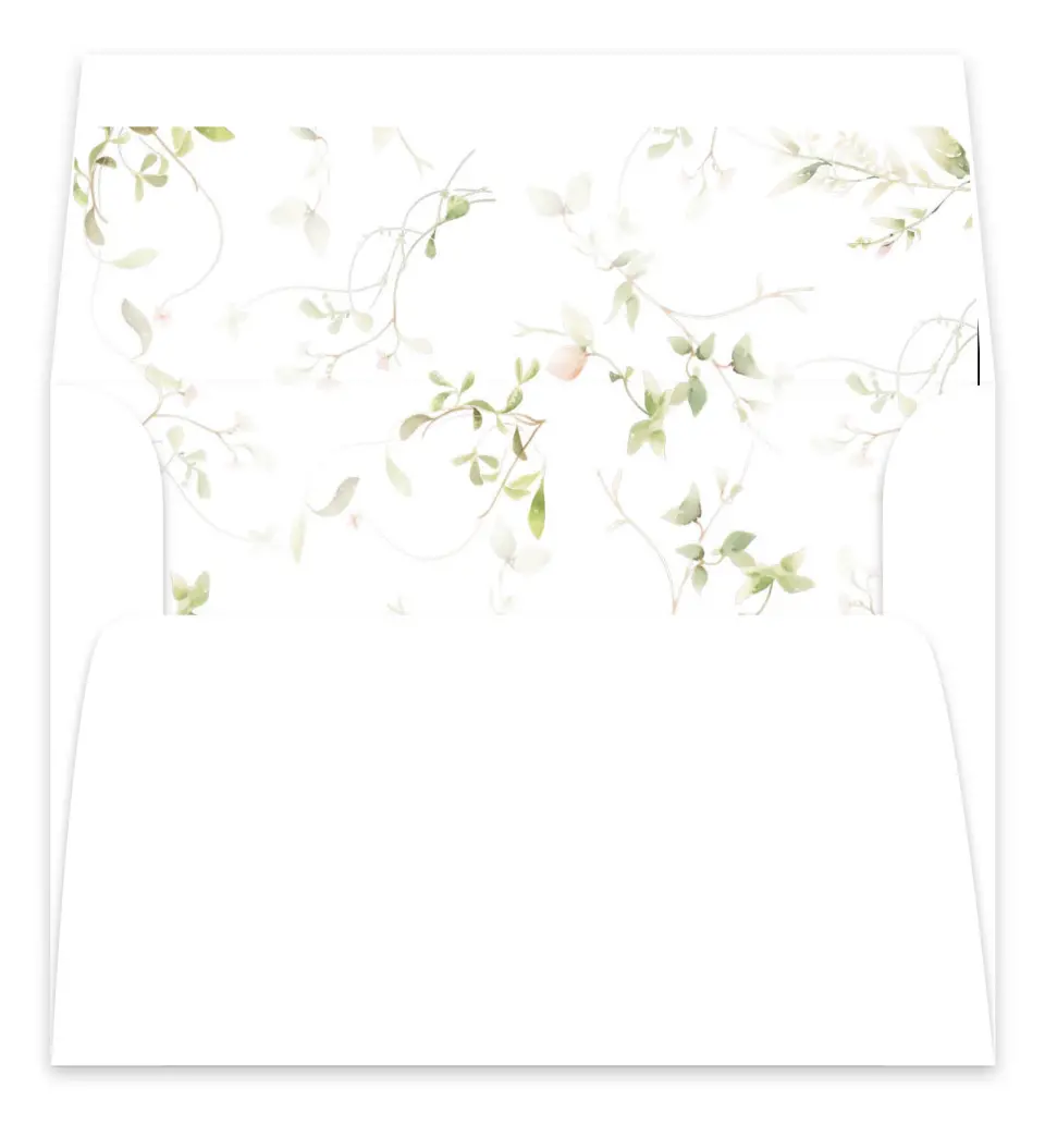 This is a Envelope Liners for 5 x 7 Card Bachelorette Party Accessorie called Tea Party for You printed in full color