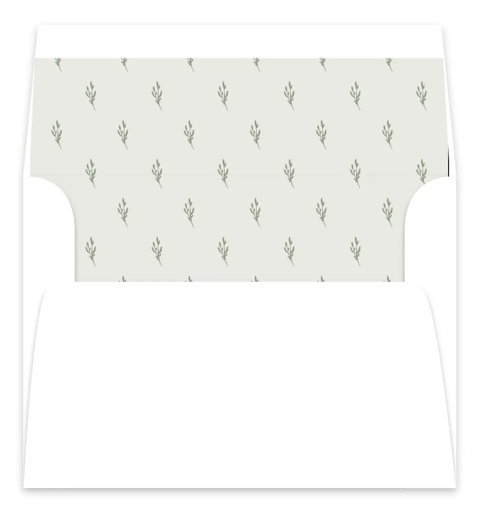 This is a Envelope Liners for 5 x 7 Card Envelope Liners for 5 x 7 Christmas Card called Festive Flourish printed in full color