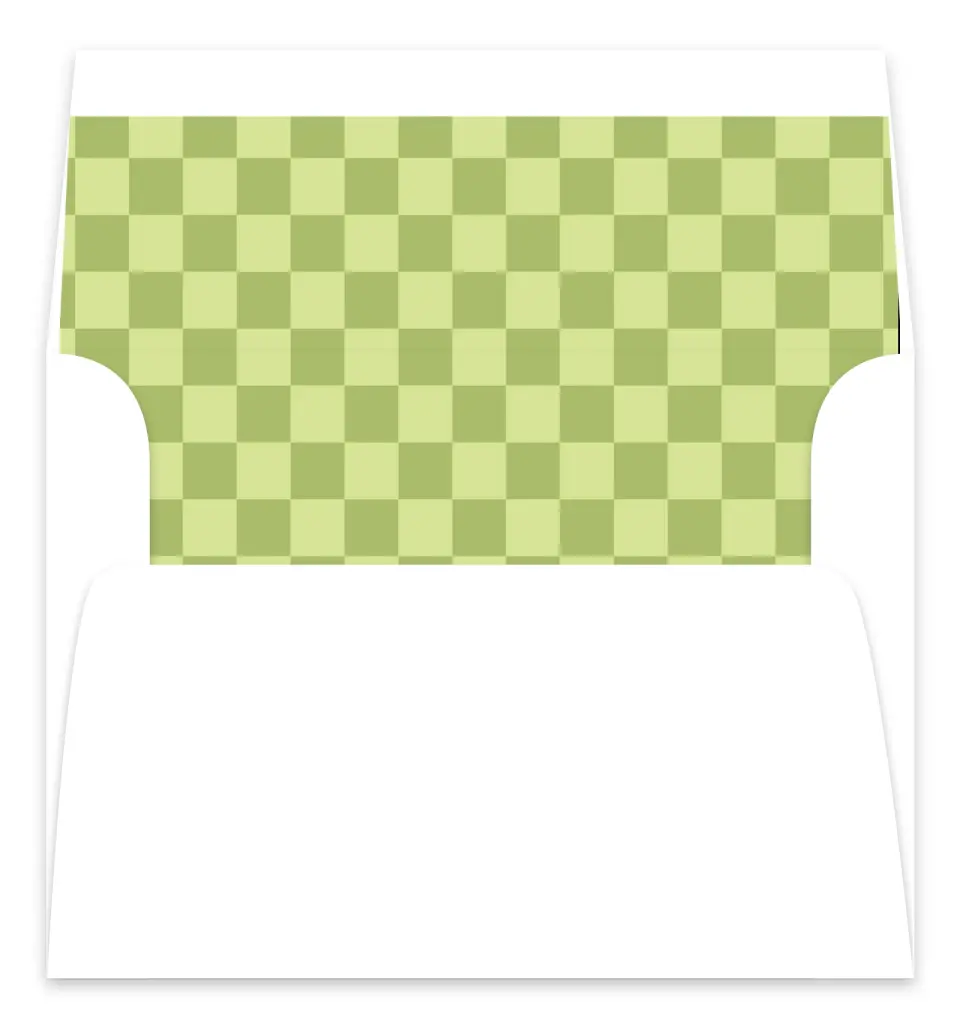This is a  7.125" x 7" Envelope Liners (ELC) called The Abigail printed in full color