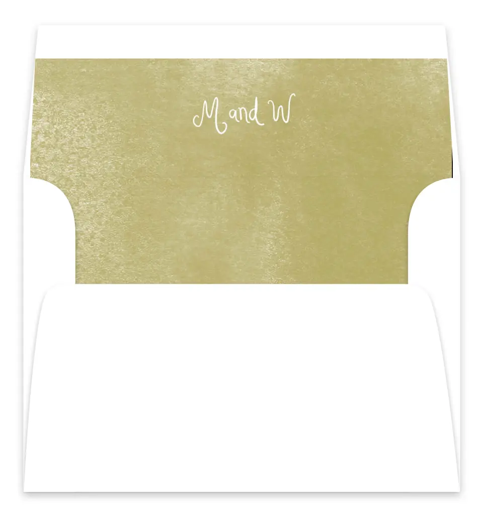This is a  7.125" x 7" Envelope Liners (ELC) called Whimsical Garden printed in full color
