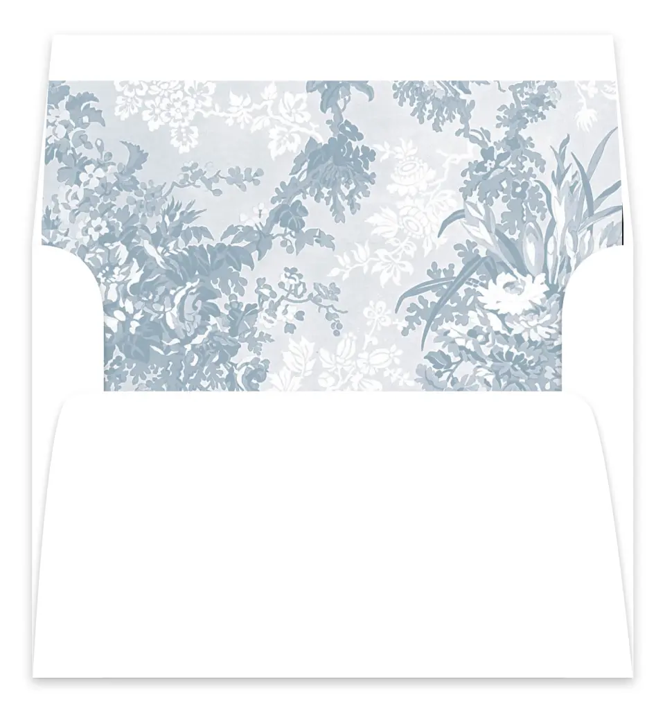 This is a  7.125" x 7" Envelope Liners (ELC) called The Victoria printed in full color