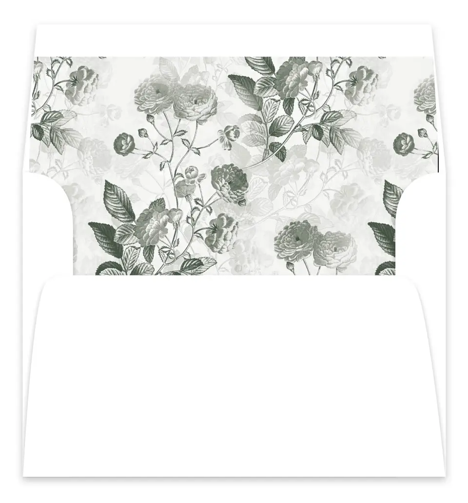 This is a  7.125" x 7" Envelope Liners (ELC) called The Adaline printed in full color