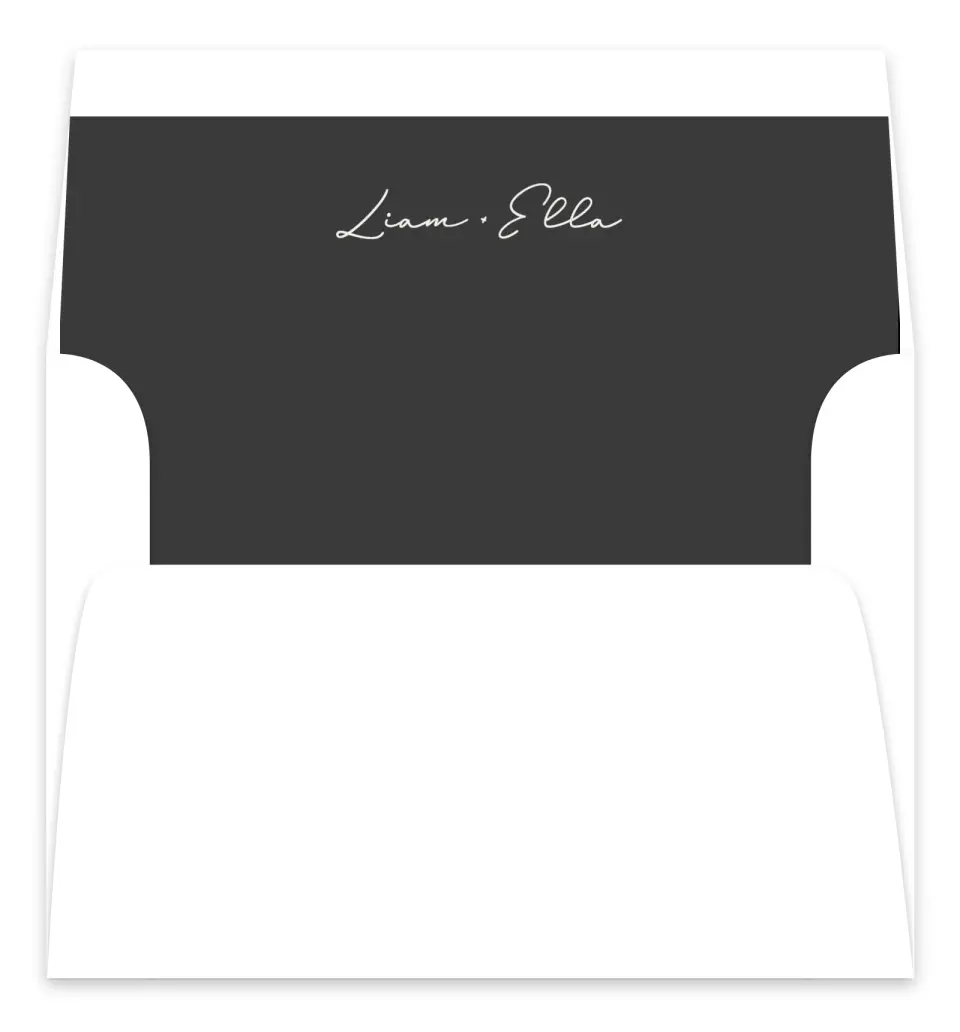 This is a  7.125" x 7" Envelope Liners (ELC) called Locket of Love printed in full color