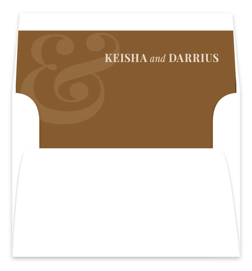This is a  7.125" x 7" Envelope Liners (ELC) called Bold Romance printed in full color