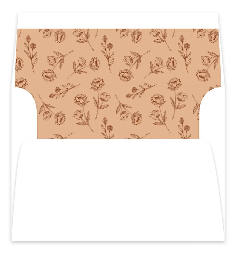 This is a  7.125" x 7" Envelope Liners (ELC) called Agrestal printed in full color