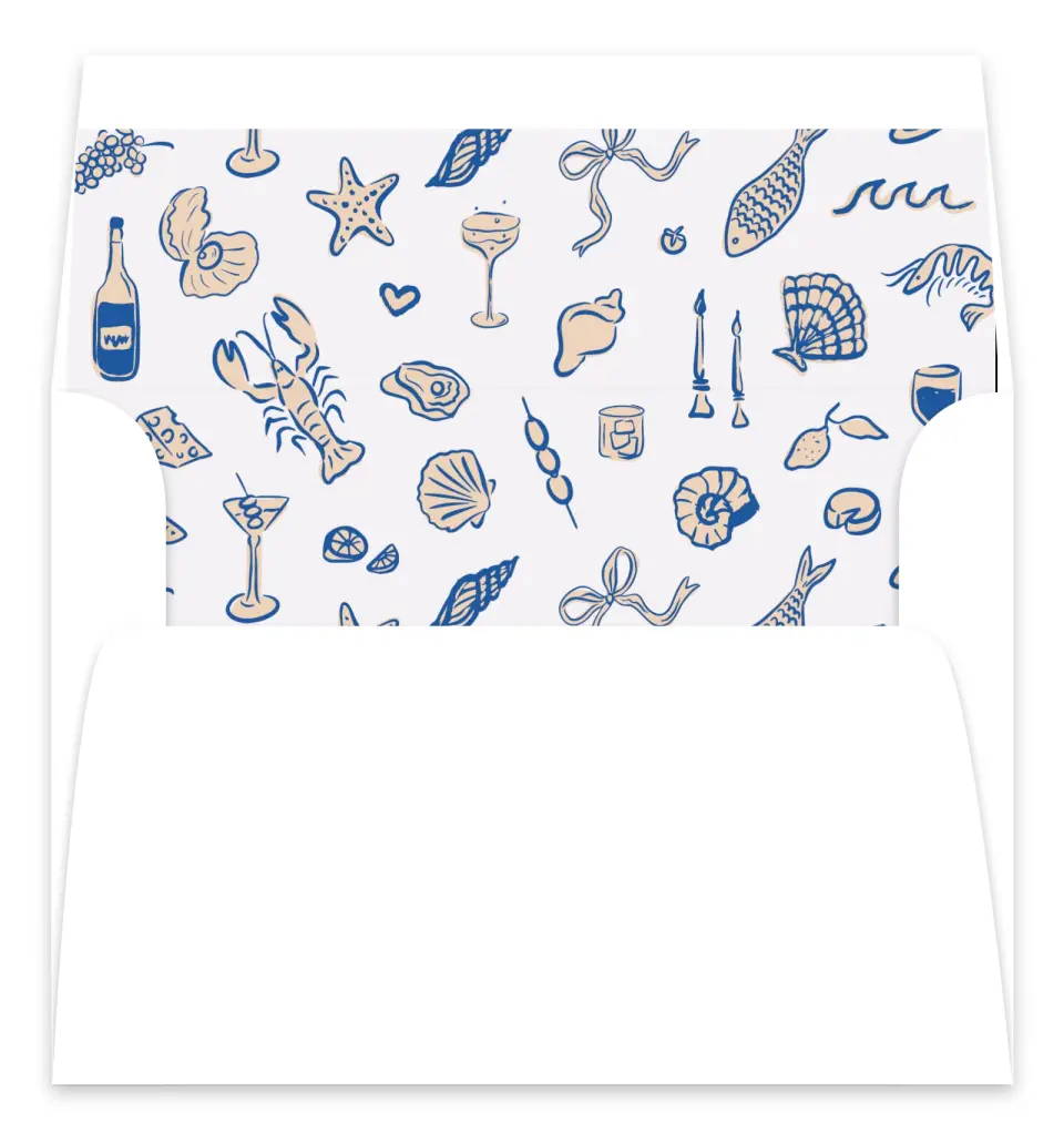 This is a  7.125" x 7" Envelope Liners (ELC) called Abyssal Love printed in full color