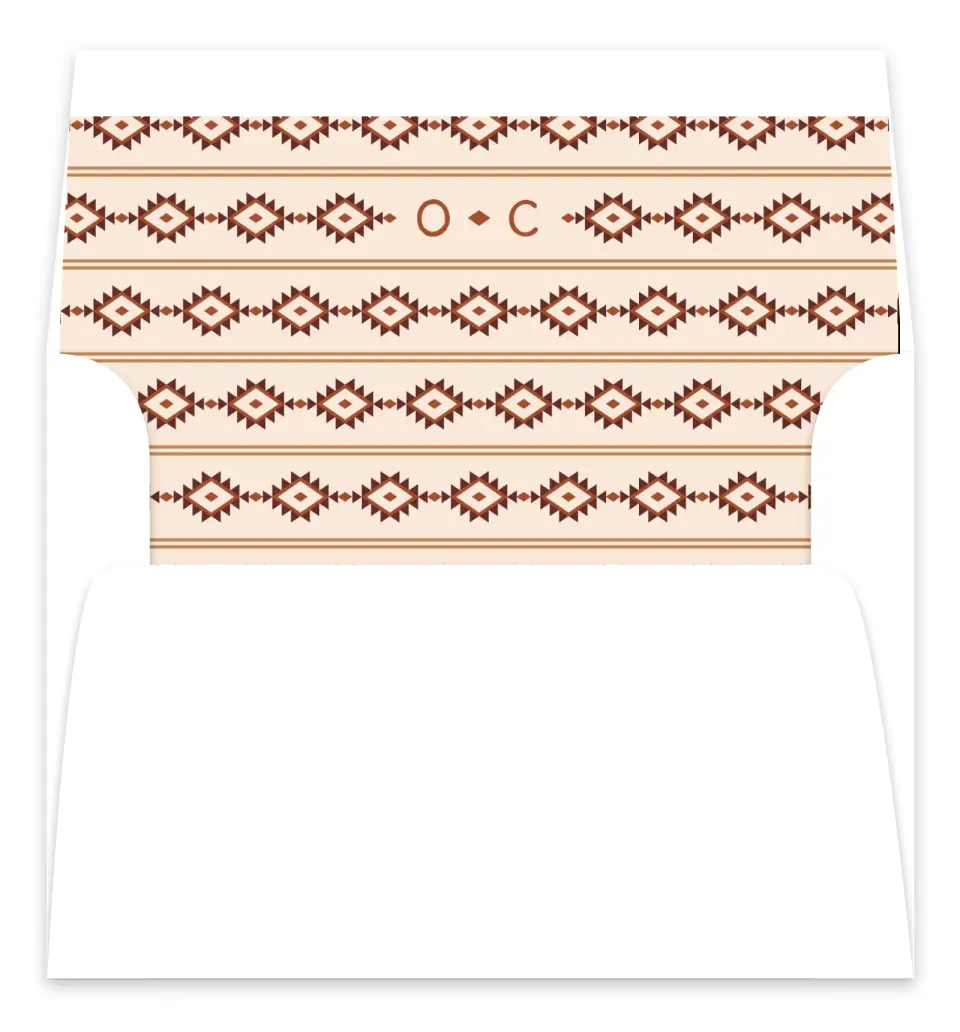 This is a  7.125" x 7" Envelope Liners (ELC) called Wild at Heart printed in full color