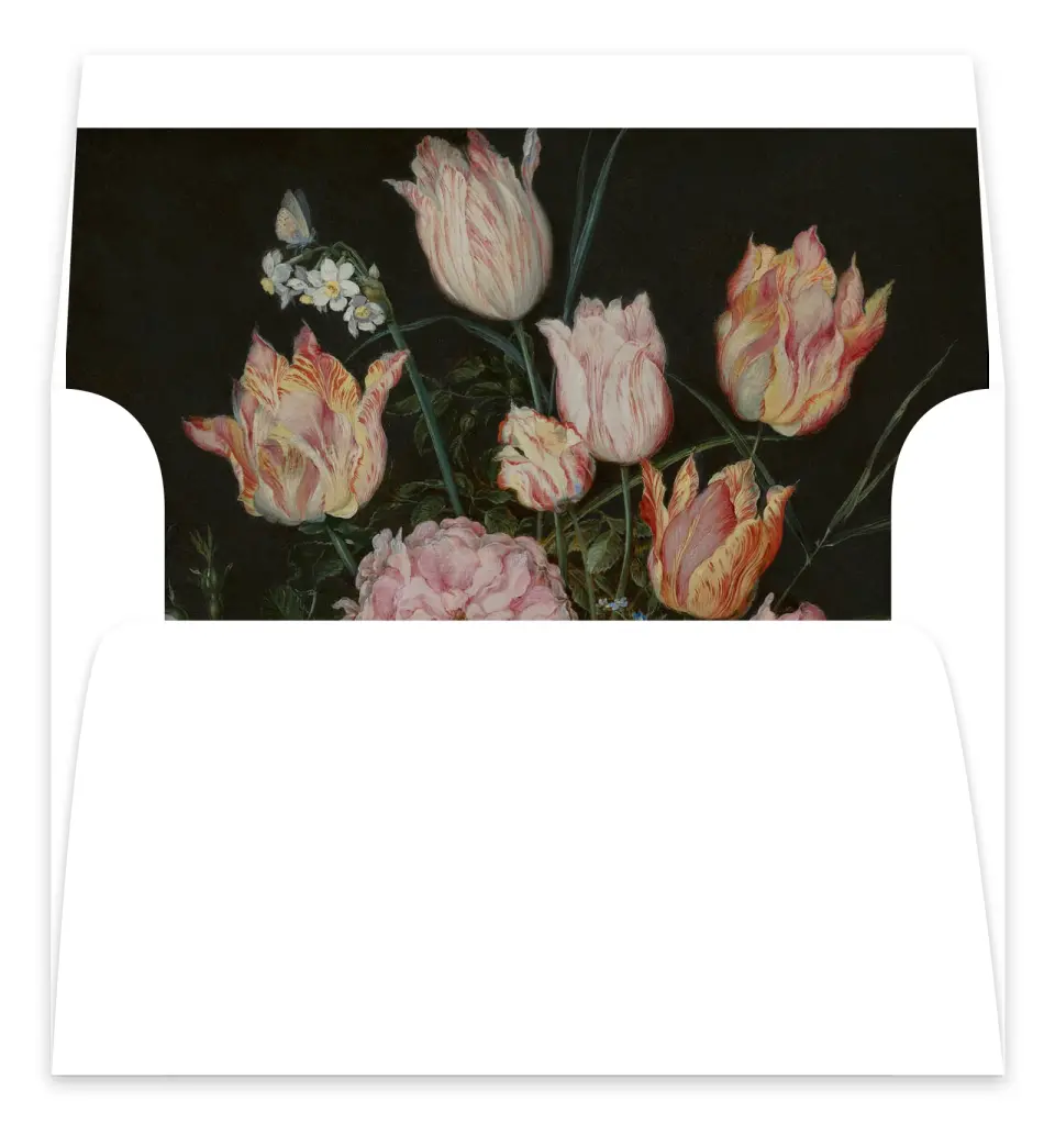 This is a  7.125" x 7" Envelope Liners (ELC) called Grand Party printed in full color