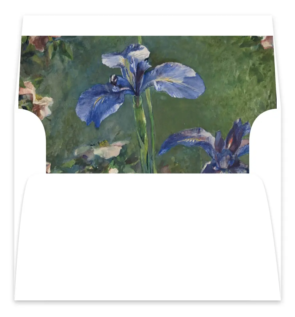 This is a  7.125" x 7" Envelope Liners (ELC) called The Addison printed in full color