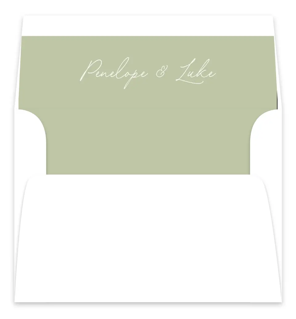 This is a  7.125" x 7" Envelope Liners (ELC) called The Penelope printed in full color