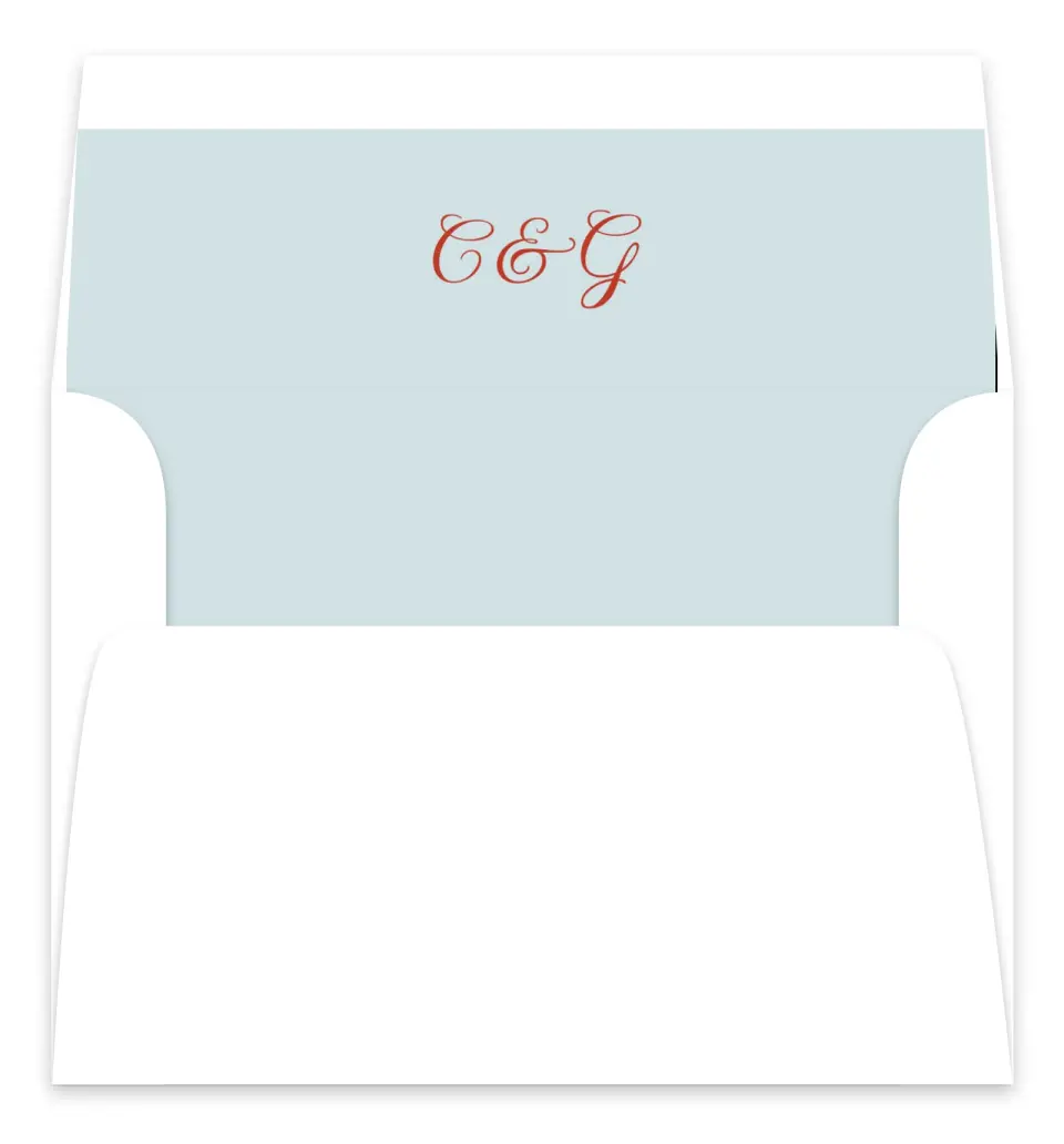 This is a  7.125" x 7" Envelope Liners (ELC) called Mod Elegance printed in full color