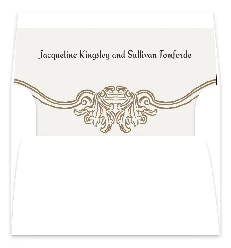 This is a  7.125" x 7" Envelope Liners (ELC) called Lafayette printed in full color