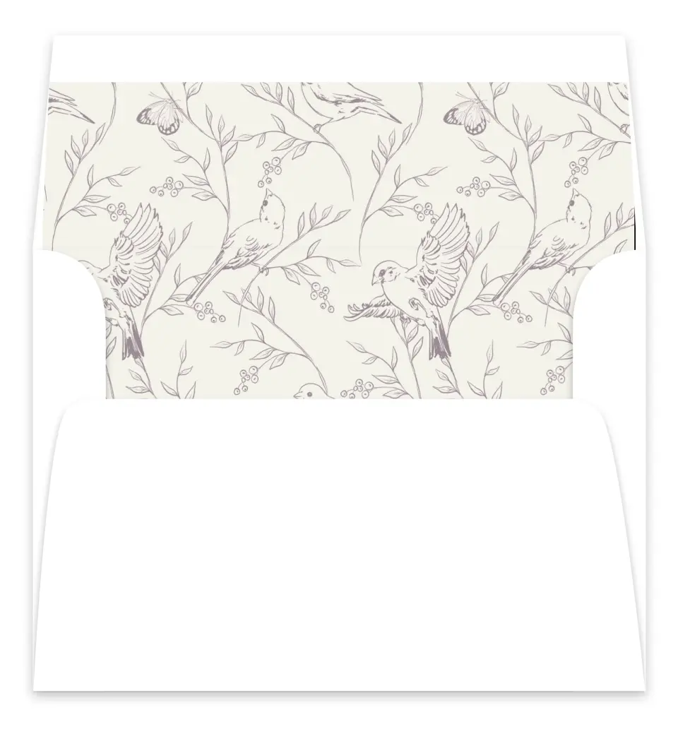 This is a  7.125" x 7" Envelope Liners (ELC) called Charleston printed in full color