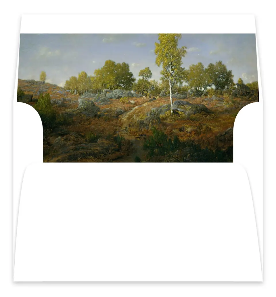 This is a  7.125" x 7" Envelope Liners (ELC) called Ivyhill printed in full color