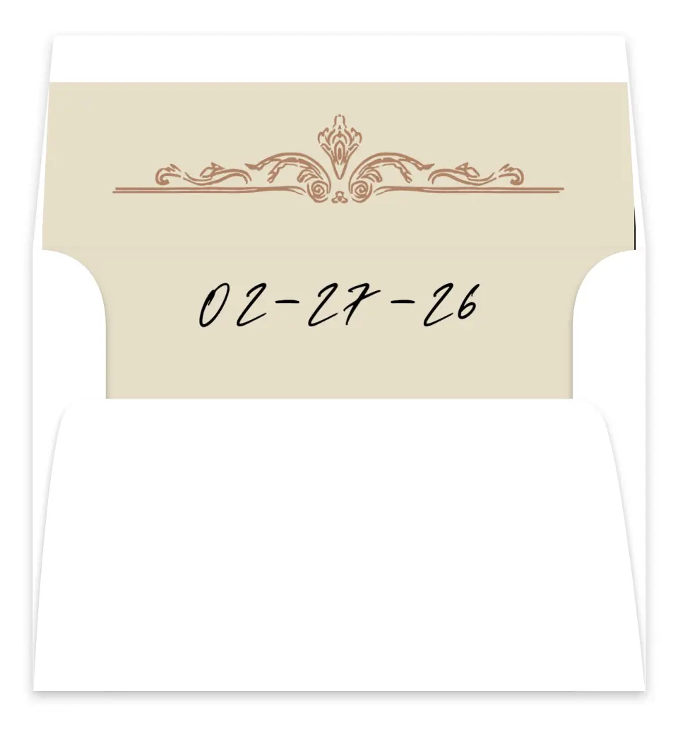This is a  7.125" x 7" Envelope Liners (ELC) called Nazareth & Stone printed in full color