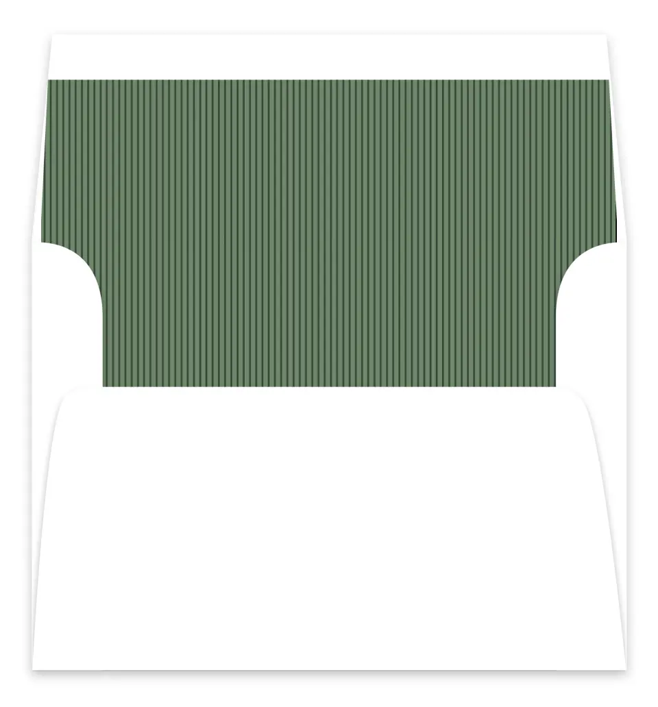 This is a Envelope Liners for 5 x 7 Card Envelope Liners for 5 x 7 Christmas Card called Framed Festivities printed in full color