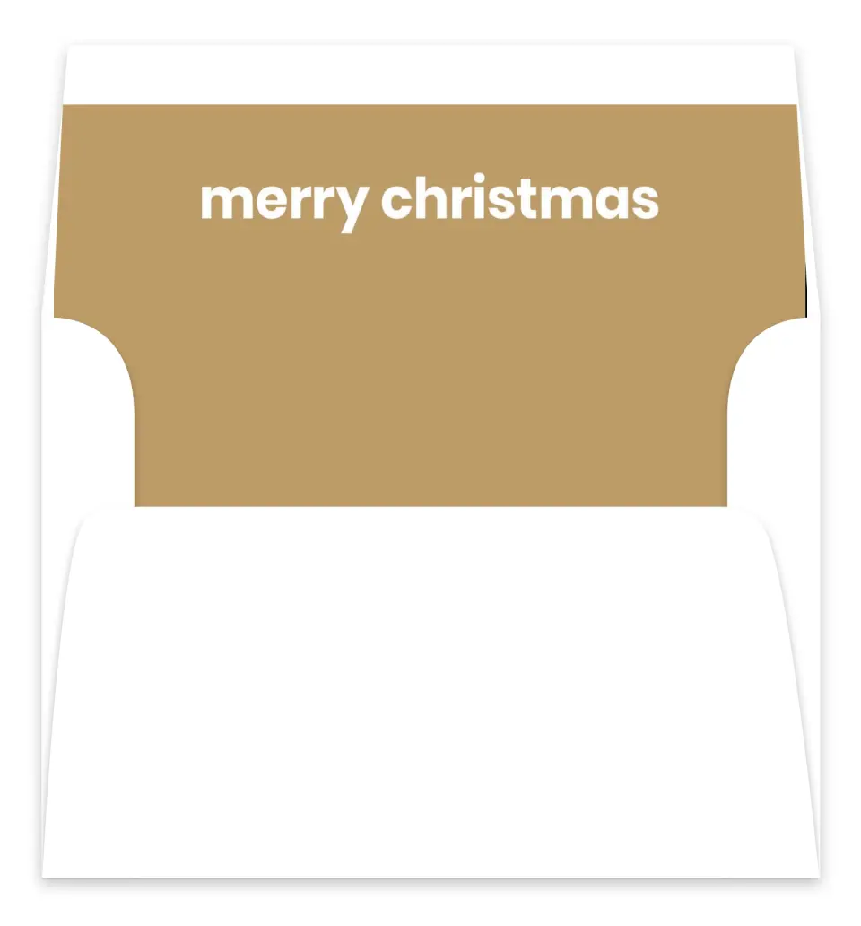 This is a Envelope Liners for 5 x 7 Card Envelope Liners for 5 x 7 Christmas Card called Bold and Bright printed in full color