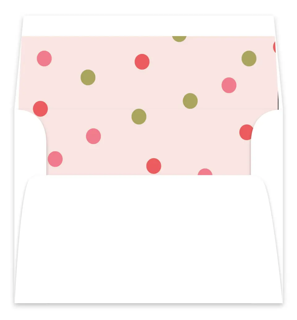 This is a Envelope Liners for 5 x 7 Card Envelope Liners for 5 x 7 Christmas Card called Sparkle Season printed in full color