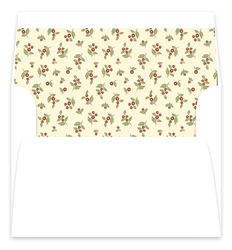 This is a Envelope Liners for 5 x 7 Card Envelope Liners for 5 x 7 Christmas Card called First Christmas printed in full color