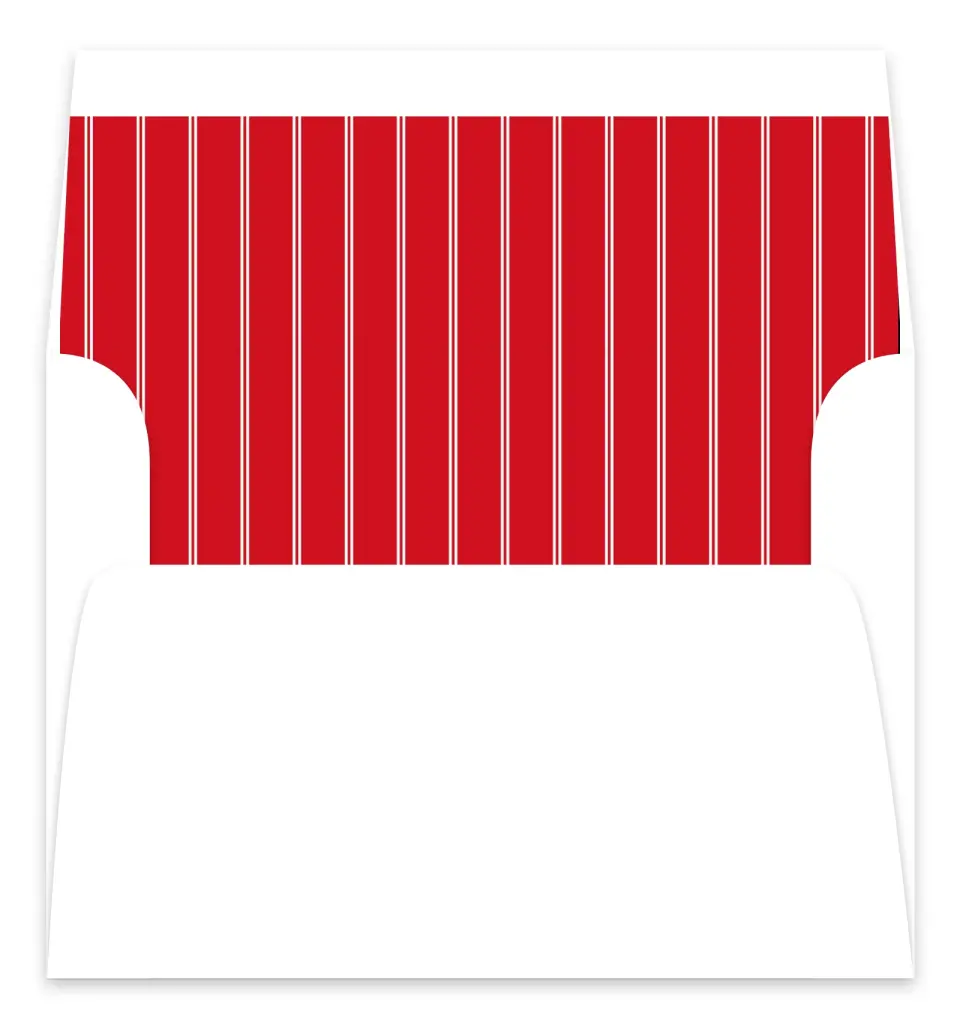 This is a Envelope Liners for 5 x 7 Card Envelope Liners for 5 x 7 Christmas Card called Regal Cheer printed in full color