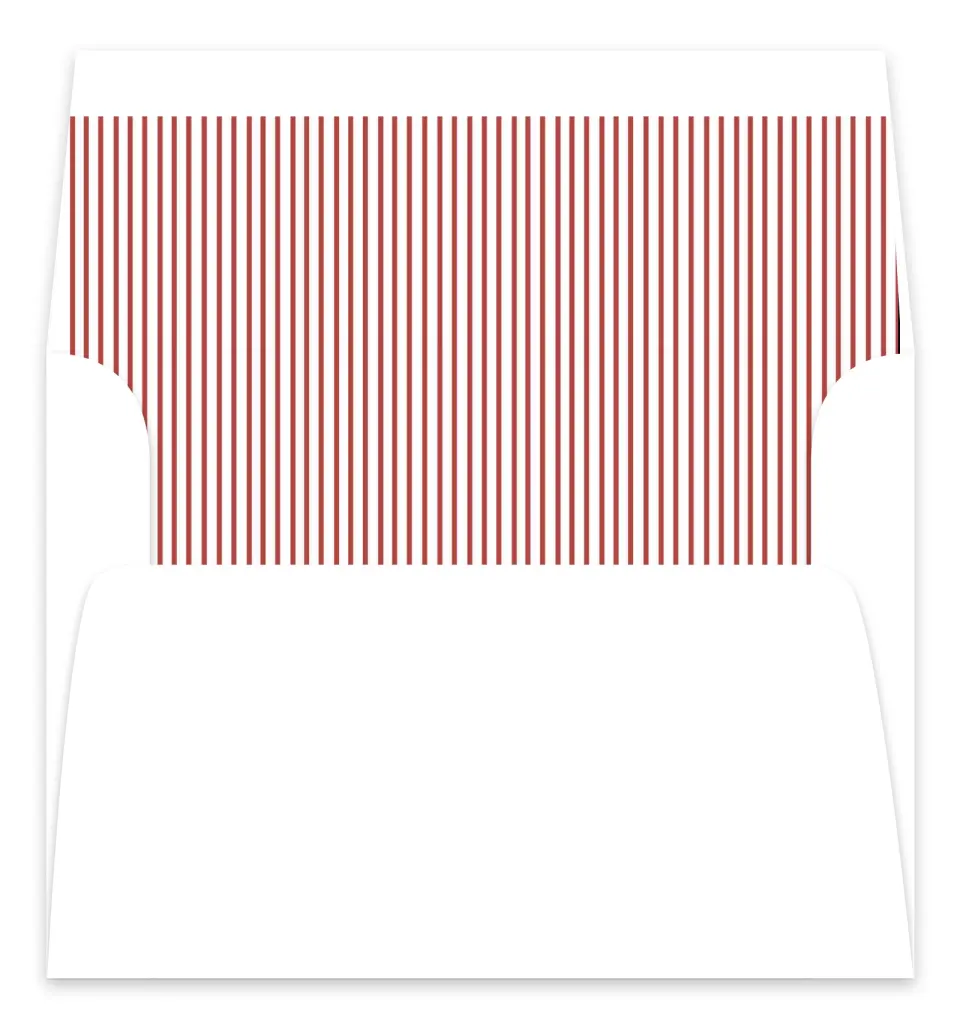 This is a Envelope Liners for 5 x 7 Card Envelope Liners for 5 x 7 Christmas Card called Winter Romance printed in full color