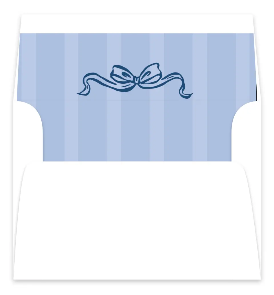 This is a Envelope Liners for 5 x 7 Card Envelope Liners for 5 x 7 Christmas Card called Fur Wishes printed in full color