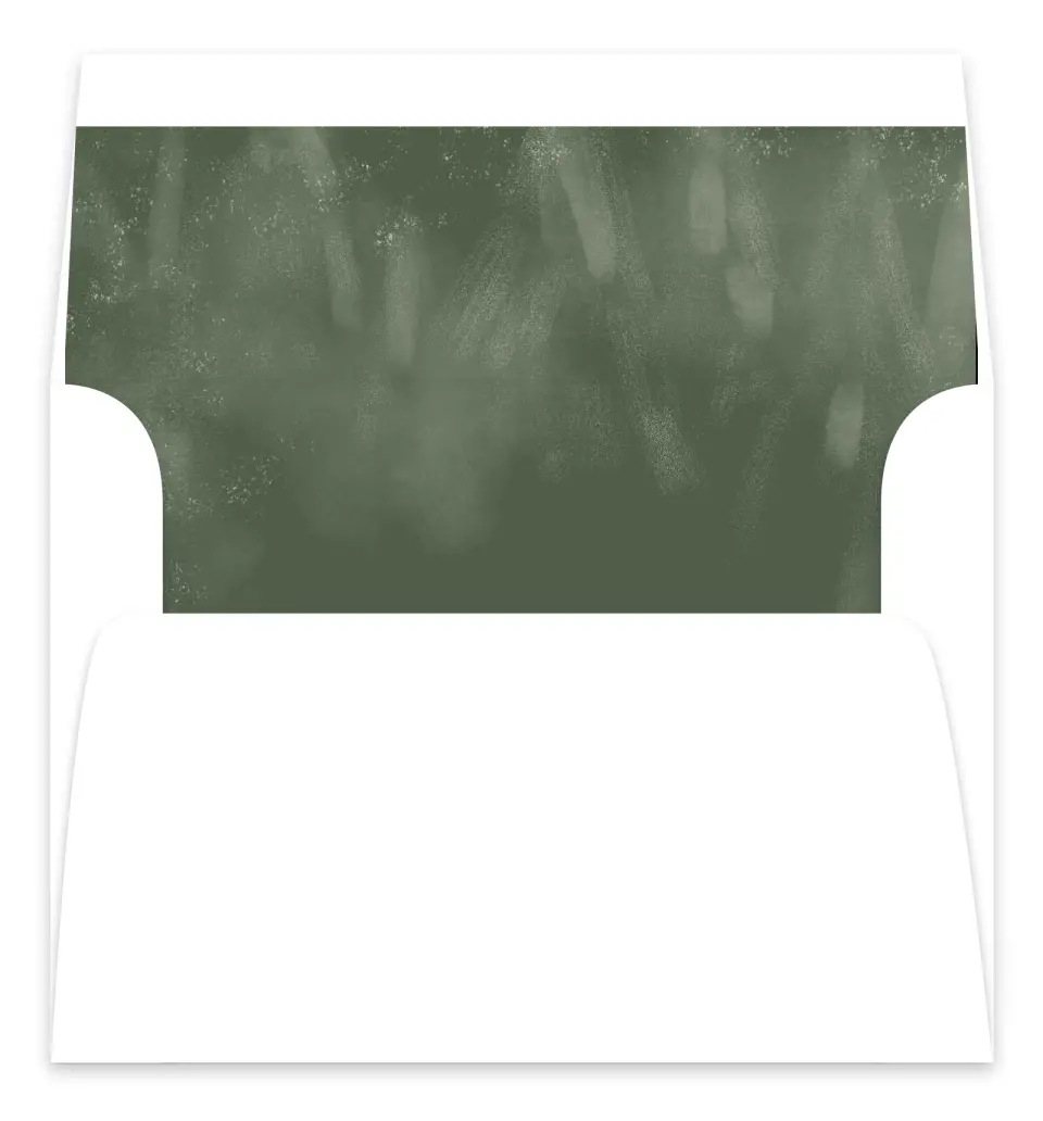 This is a Envelope Liners for 5 x 7 Card Envelope Liners for 5 x 7 Christmas Card called Gilded Pines printed in full color