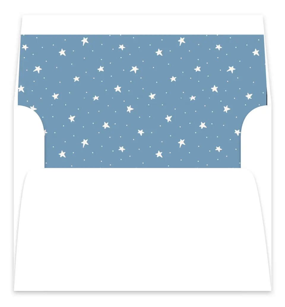 This is a Envelope Liners for 5 x 7 Card Envelope Liners for 5 x 7 Christmas Card called Holiday Glow printed in full color