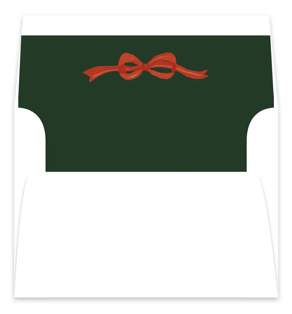 This is a Envelope Liners for 5 x 7 Card Envelope Liners for 5 x 7 Christmas Card called Winterberry Wishes printed in full color